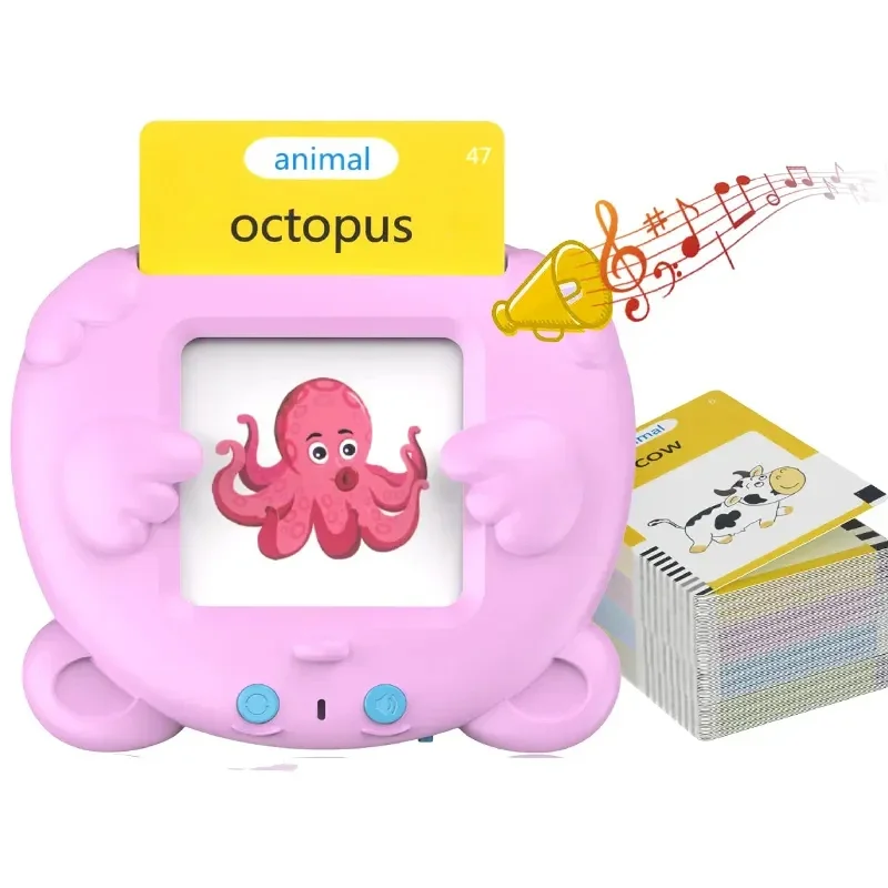 Educational Toy Kids Electronic Cognitive 510 Cards Talking Flash Cards Machines Card Reader learning toys