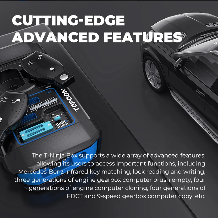 TOPDON T-Ninja Box Obd2 Smart Pro устройство для программирования автомобильных ключей программист автомобильный иммобилайзер инструмент ключ