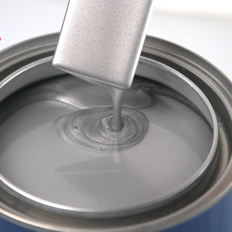 Competitive prices 1K Base Coat Special Silver Series Colour Good Coverage Spray Car Refinish Paint for Car