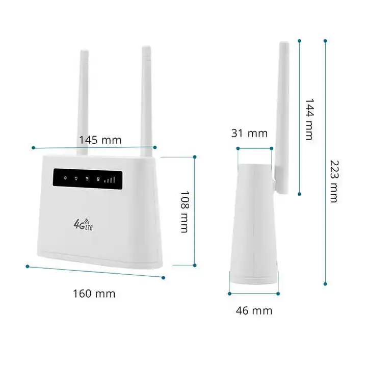 4G LTE router with sim card Unlimited hotspot OEM 300Mbps Ethernet port pocket wifi 4g router (European version)