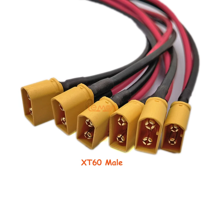 XT60 Wire harness connector  Banana Plug with Wire for Aircraft Model Connector Lithium Battery Power Group Charging Interface