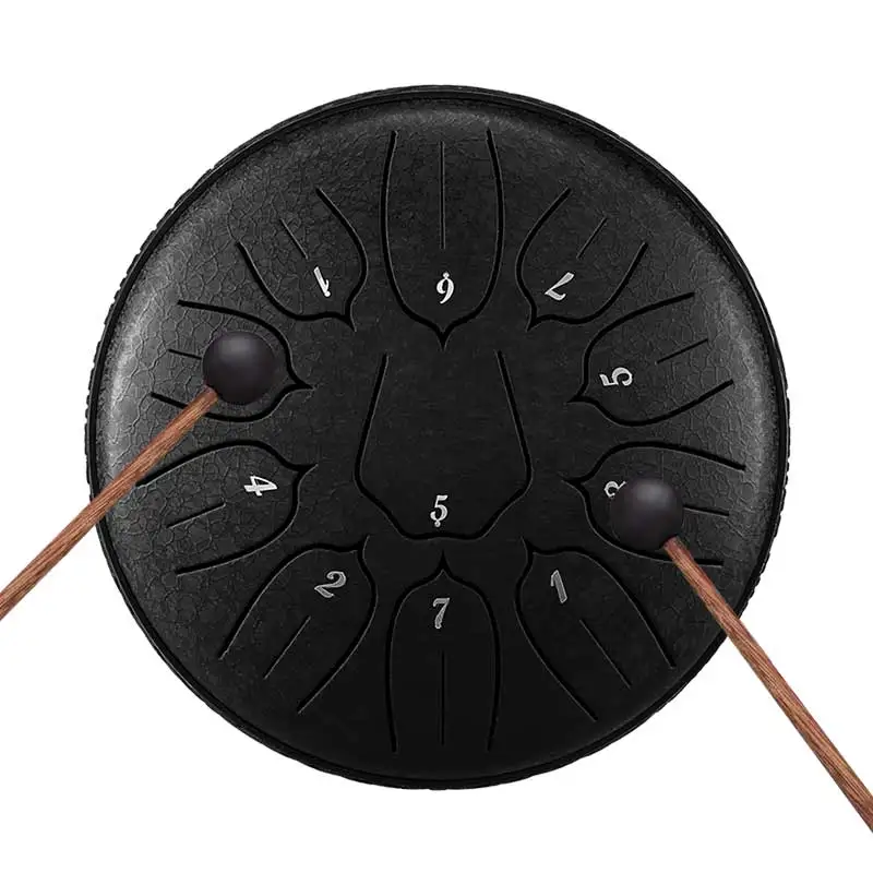 Factory Offer LOGO Print Customize For 6inch 11 Notes Steel Tongue Drum For Kids Adult