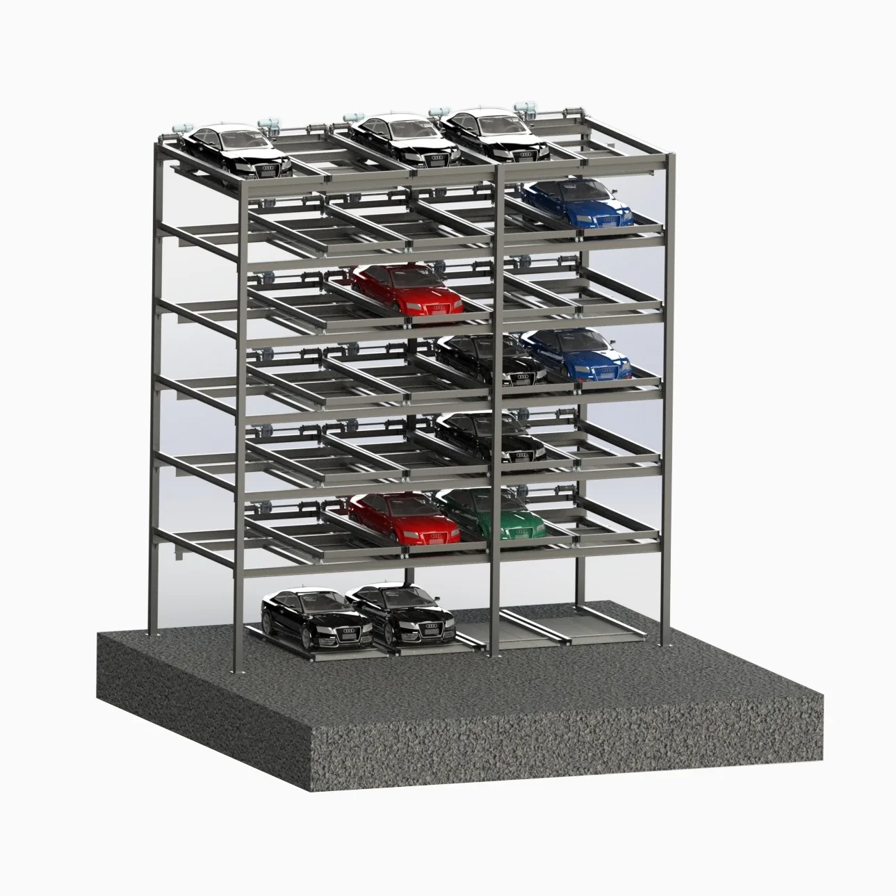 Tabitha головоломка парковочная система 6 этаж для 31 автомобиля