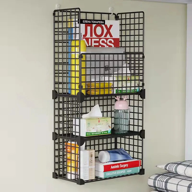 Combination storage rack Clothes, shoes, office toys storage rack Easy to install metal  stronger  3/4/5 layers