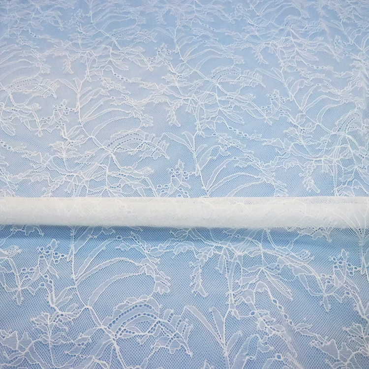 New Arrival White French Net Lace For Women, Textile Material Flower French Wed Lace Fabric For Wedding Dress