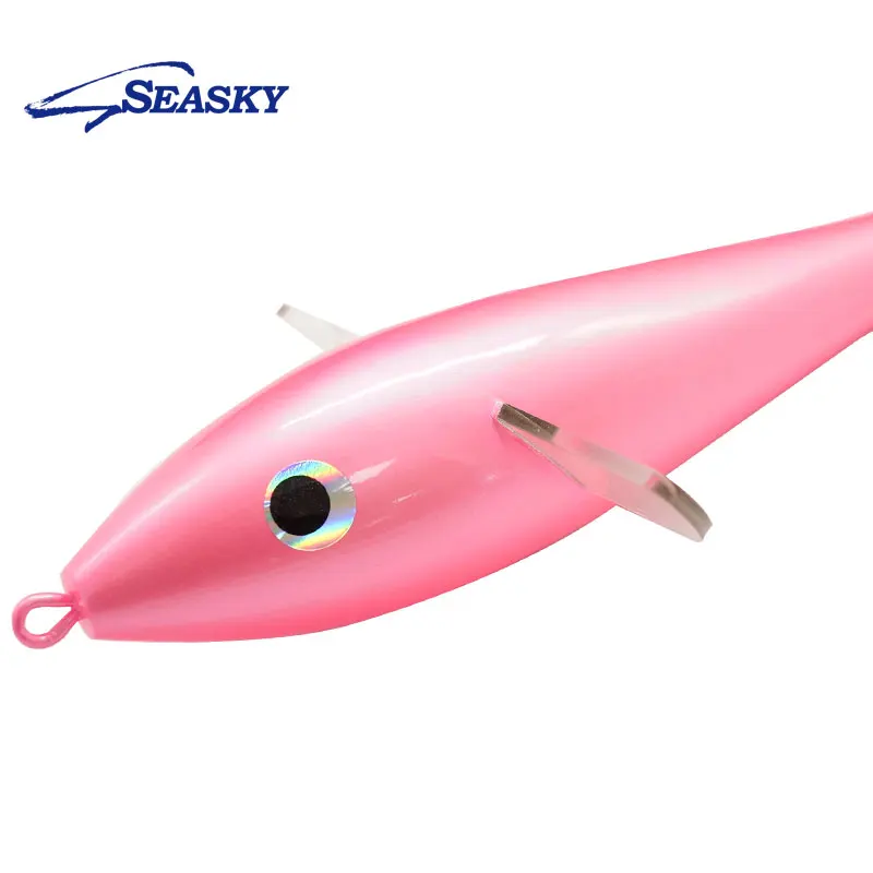seasky 10'fly flying bird lure wood teaser wooden airplane Eat Tackle Pink Fishing Chain Lumo Tormenter Looney - Trolling