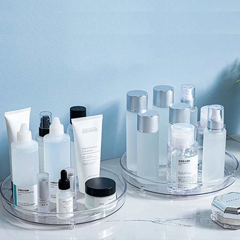 Kitchen plastic food storage rack refrigerator turntable