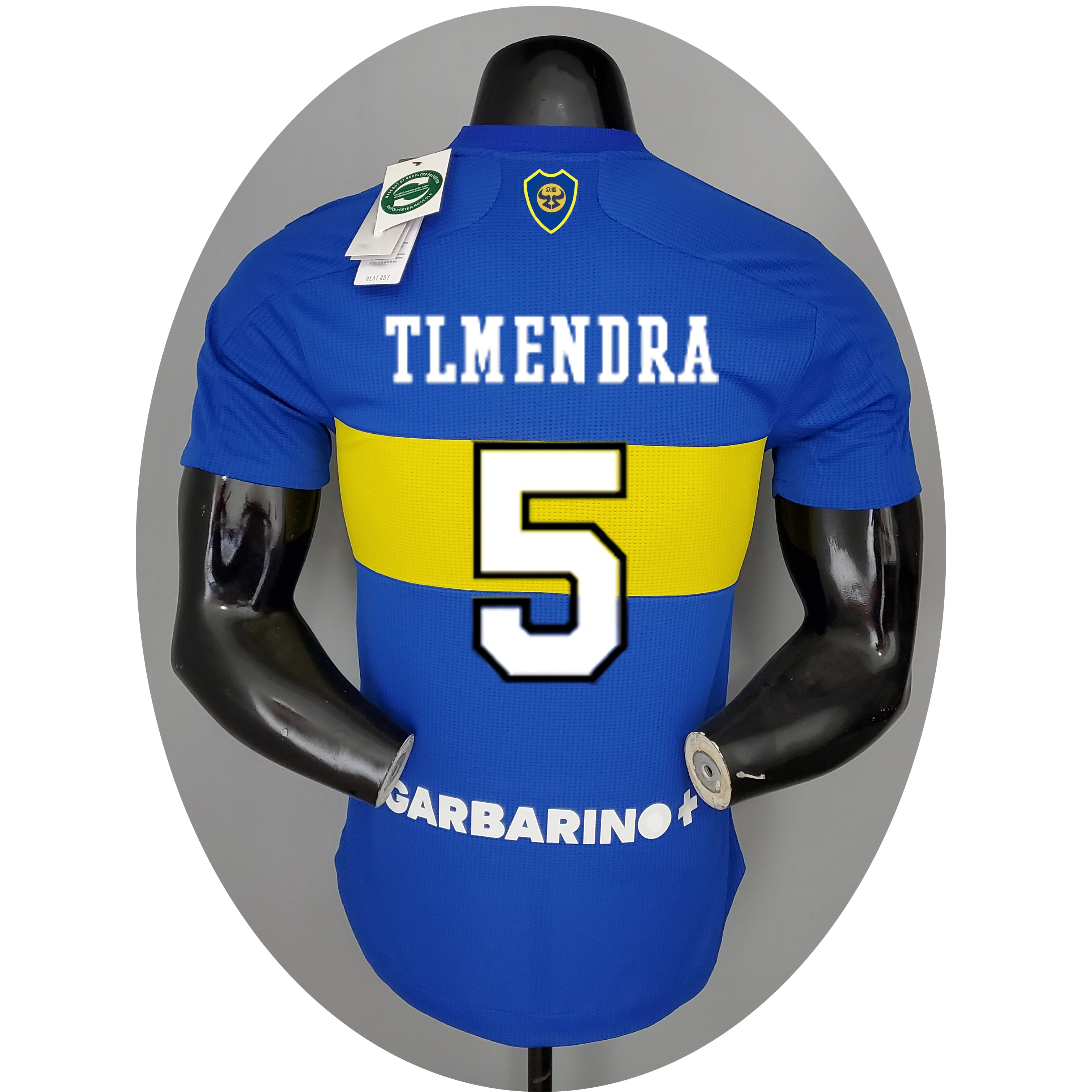 2023 Wholesale Boca Juniors Club Blue White Short Sleeve Men Soccer Wear Uniform Set Original Custom Cheap Football Jerseys