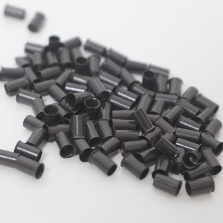 1000pcs 2.8/3.0/3.4 cm Copper Bell Micro Link Tubes Beads Locks Micro Rings for Hair Extensions