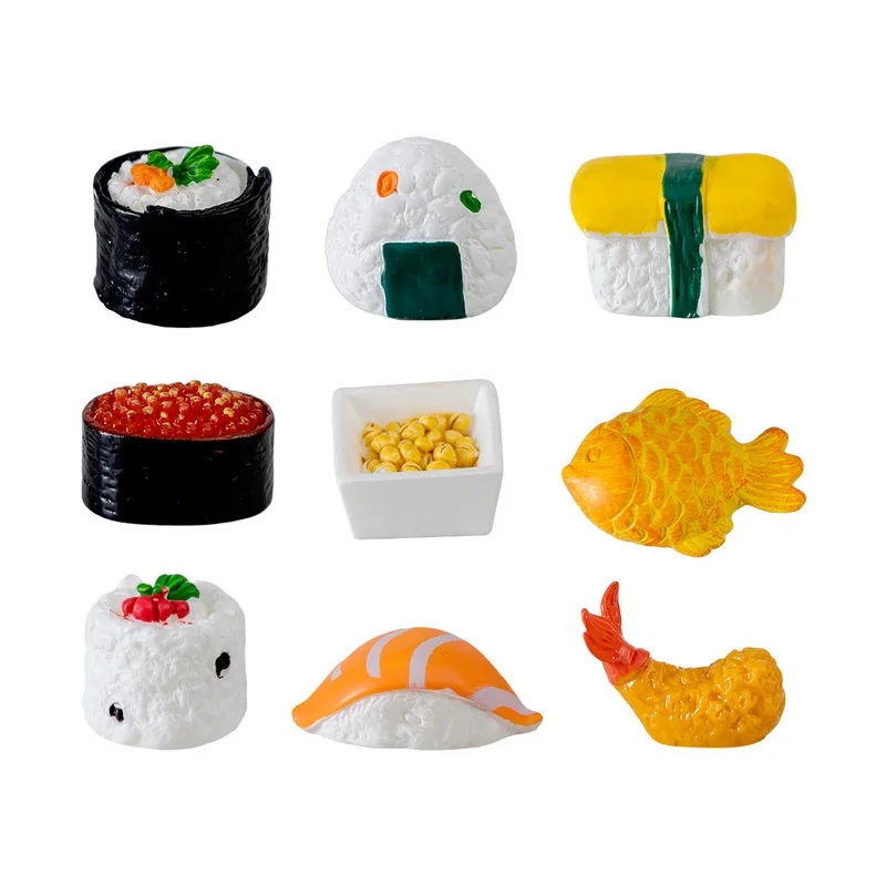 Creative Simulation Japanese Food 3D Miniature Home Decoration DIY Car Small Ornaments