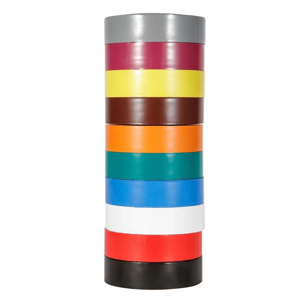 Professional Grade Black Electric Tape PVC Electrical Insulating Tape for All Weather