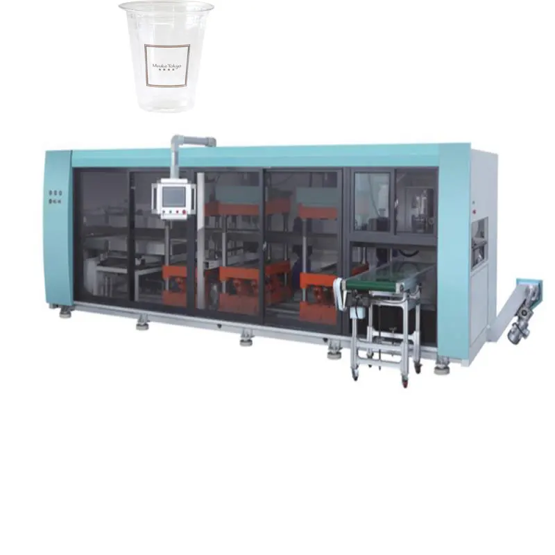 Full Auto Plastic Food Plate Packaging Cup Thermoforming Machines Vacuum Forming Machine