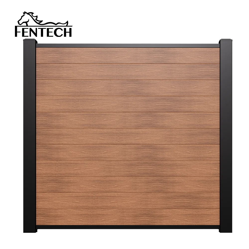 Building Material  ASA Co-Extrusion WPC Outdoor Fence Panel for Garden and Home