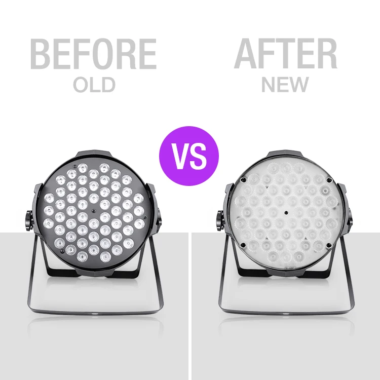 Big Dipper LP001 Professional Party Equipment Lights 54Pcs 3W RGBW Par Dj Stage Led Light Decorative Uplight