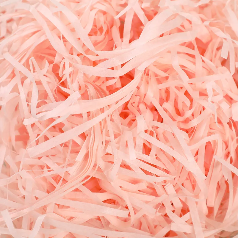 Packaging Kraft Packing Crinkle Paper Shred Crinkle Cut Raffia Shredded Gift Box Filler Tissue Paper