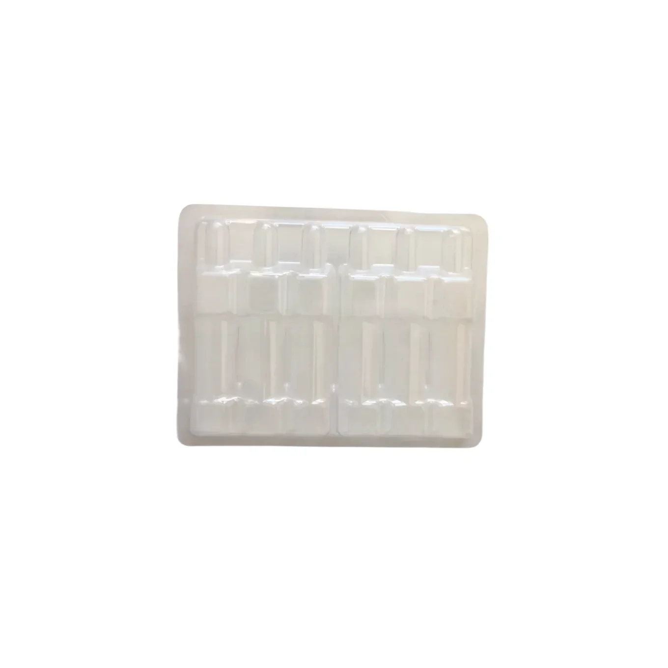 Ecofriendly transparent plastic Ampoule tray disposable medical 3ml vial box blister packs for tablets