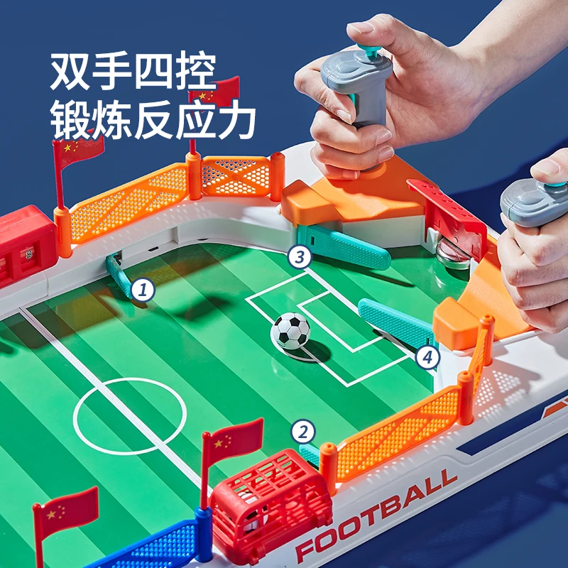 55cm table football game soccer 2 players competition  plastic kids football table