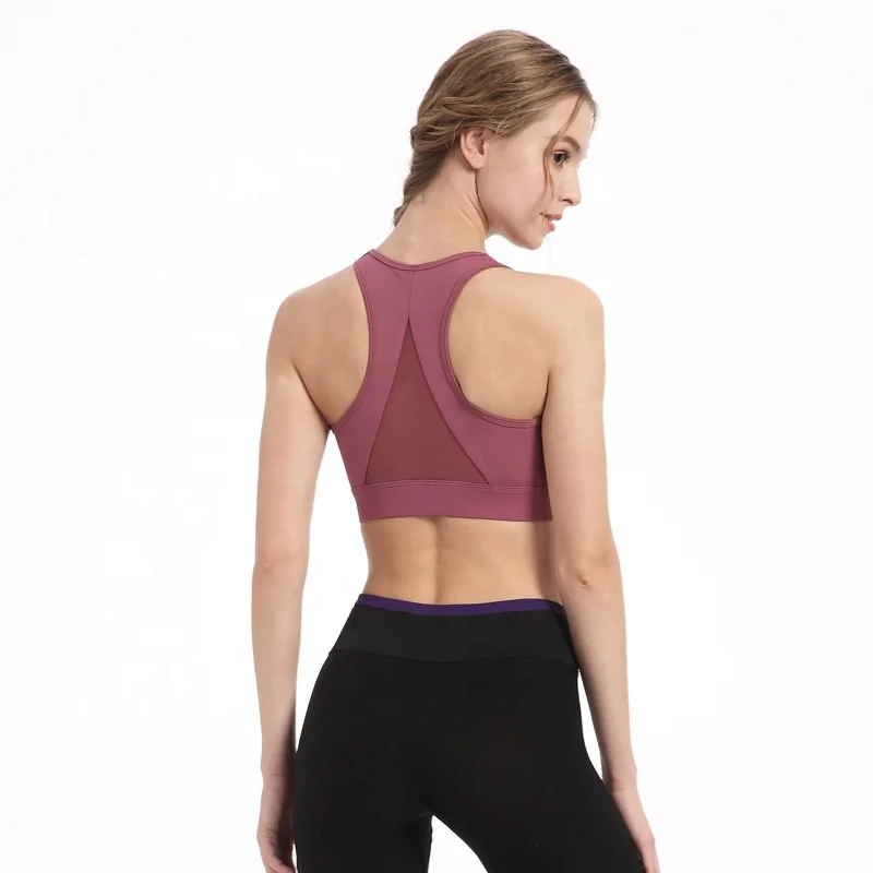 women plus size S-5XL Workout front zipper Personality matching causal tracksuit Yoga Top High Support Medium Impact sports bra