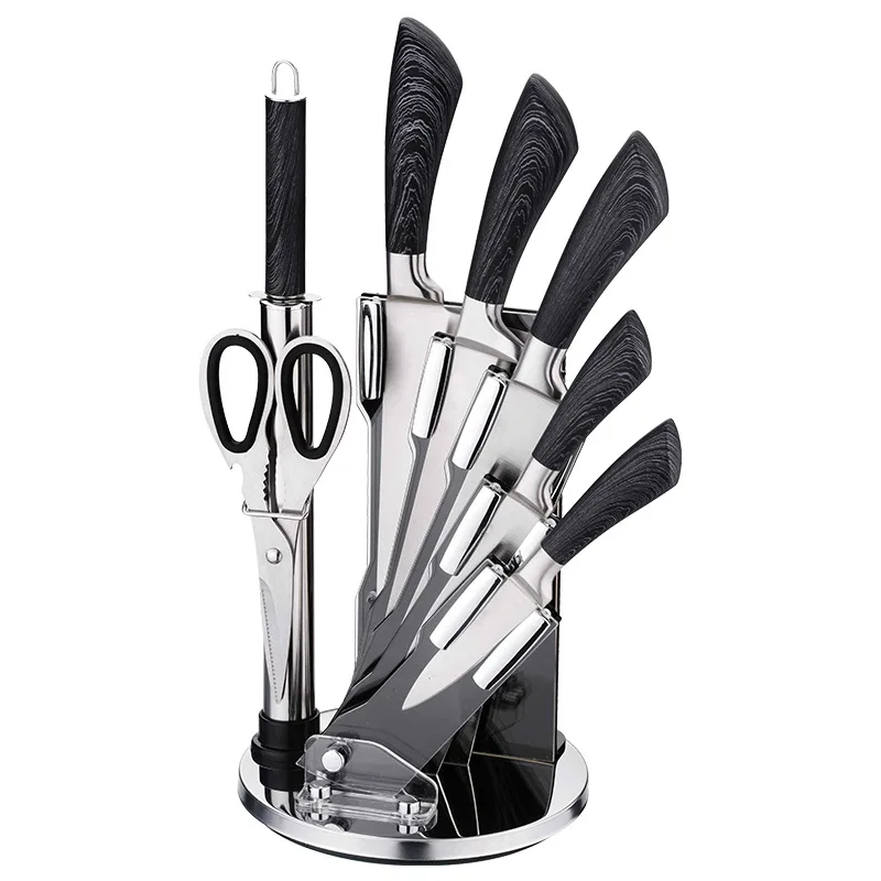 Custom Stainless Steel kitchenware Knife set Cutting fruit cutting meat combination set knife