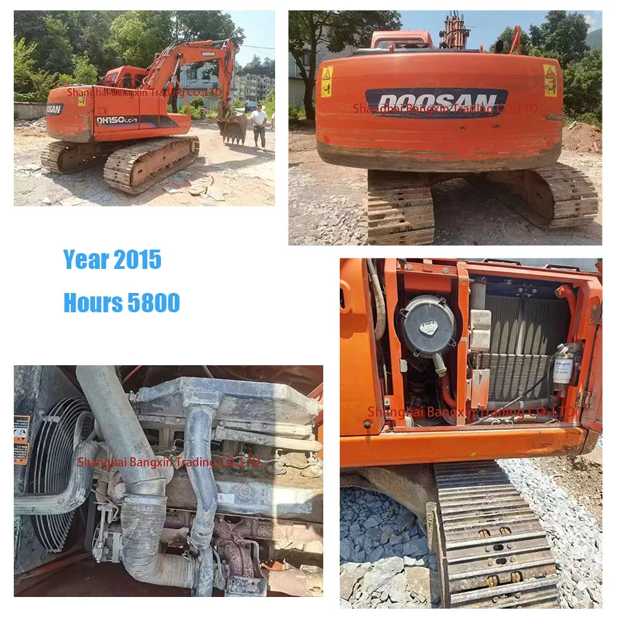 Экскаваторы 15 тонн подержанные Экскаваторные машины DH150LC-7 Doosan Китай
