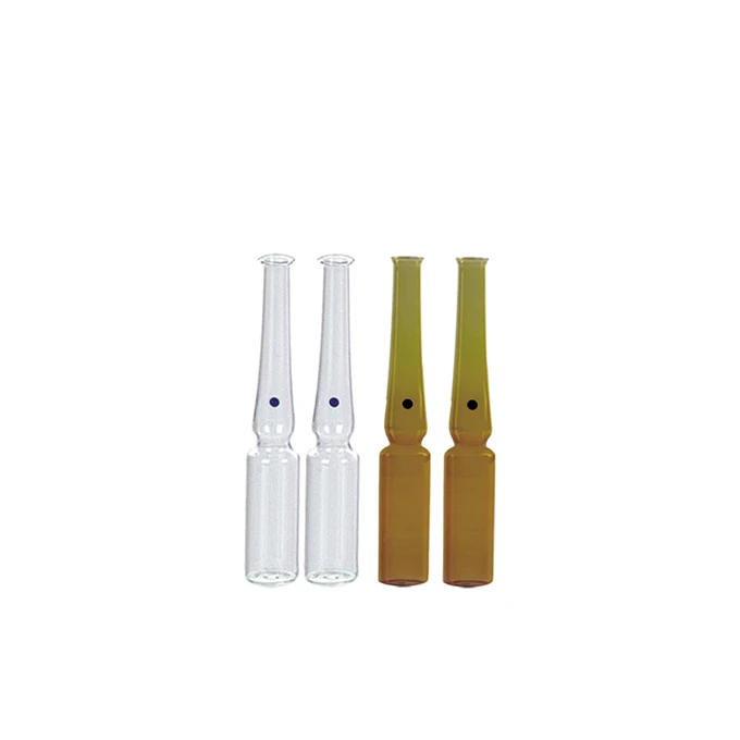 Chinese factory direct clear  1ml 2ml 5ml10ml 20ml 25ml 30ml Borosilicate Glass clear amber ampoules for medicine
