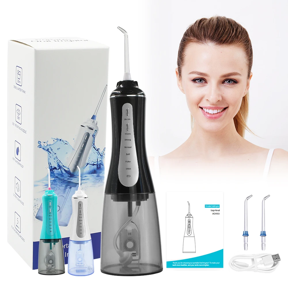 New Design Electric Oral Water Jet Cordless Water Tooth Flosser Rechargeable Water Flosser oral irrigater Waterproof