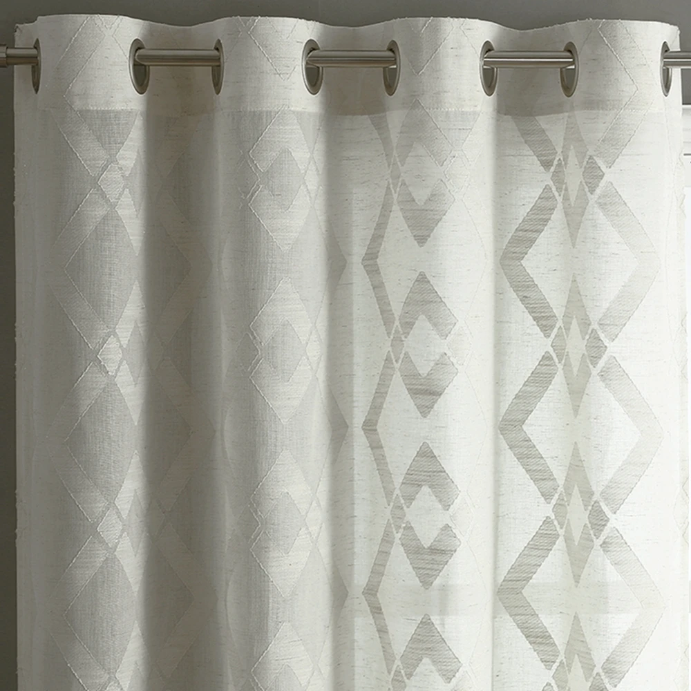 OWENIE Vintage Romantic Salon Window Curtain Sheer Living Room Drapes and Curtains