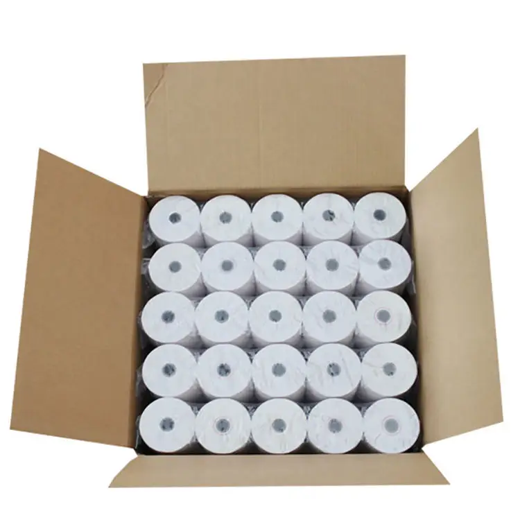 Manufacturer 57mm Width POS Till For Credit Card Machine 57x30 57x40 57x50 Cash Register Thermal Paper Roll