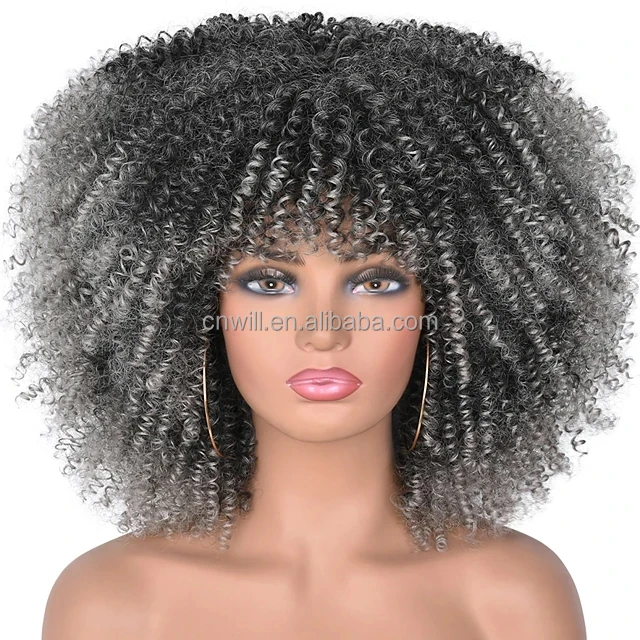 Heat Resistant Wigs For Black Women Kinky Curly Short Blonde Kinky Curly Wigs Synthetic Hair Wig