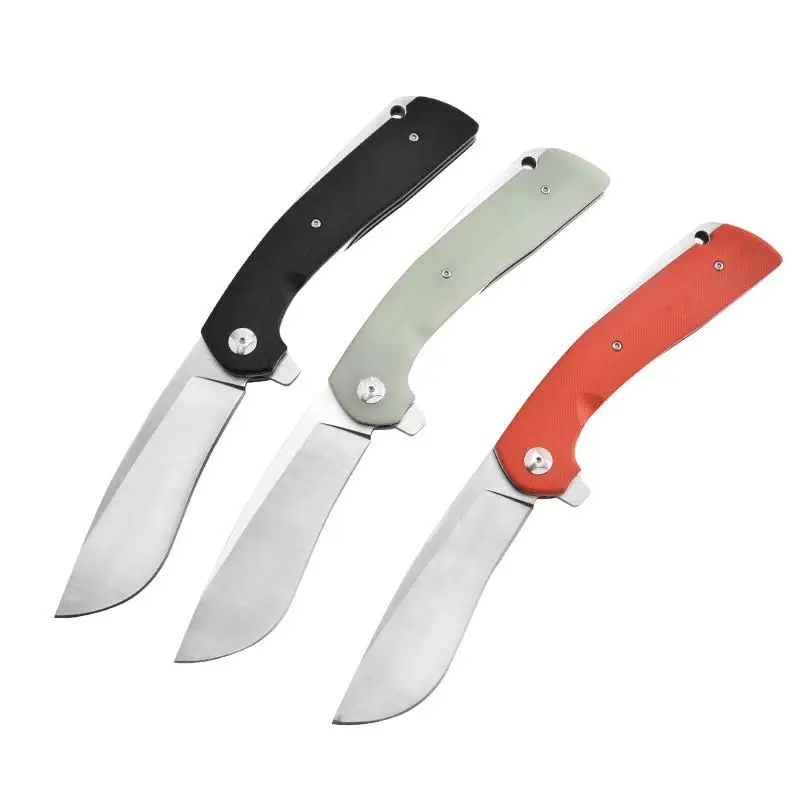 Складной Карманный Походный нож фабрики Yangjiang, аварийный нож для кемпинга со стеклом и ремнем, нож G10
