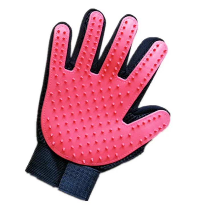  Silicone Pet Hair Remover Gloves Grooming Glove Guantes de mascotas Deshedding