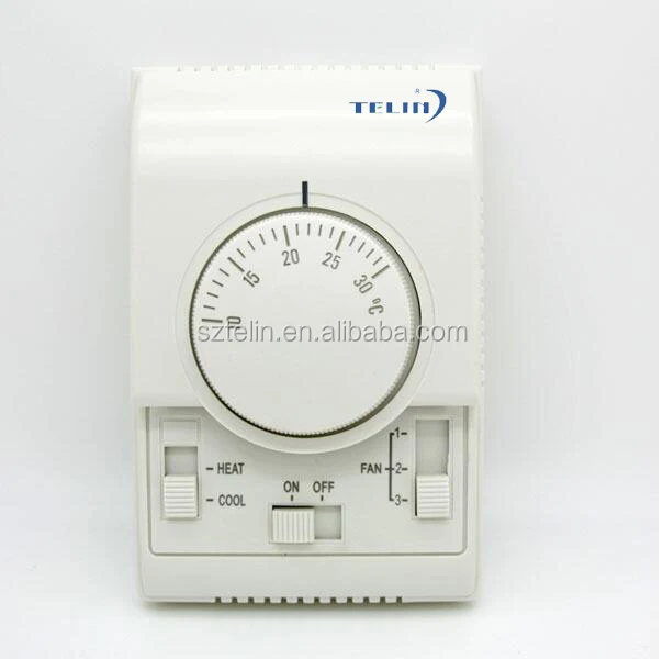 High efficient room thermostat AC302F with power voltage: 220VAC 50/60HZ