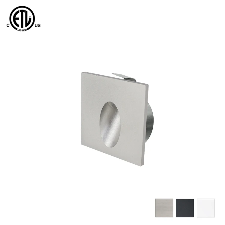 Cob Recessed Switch Mini Underground Lighting Black Finish Stair Case Light