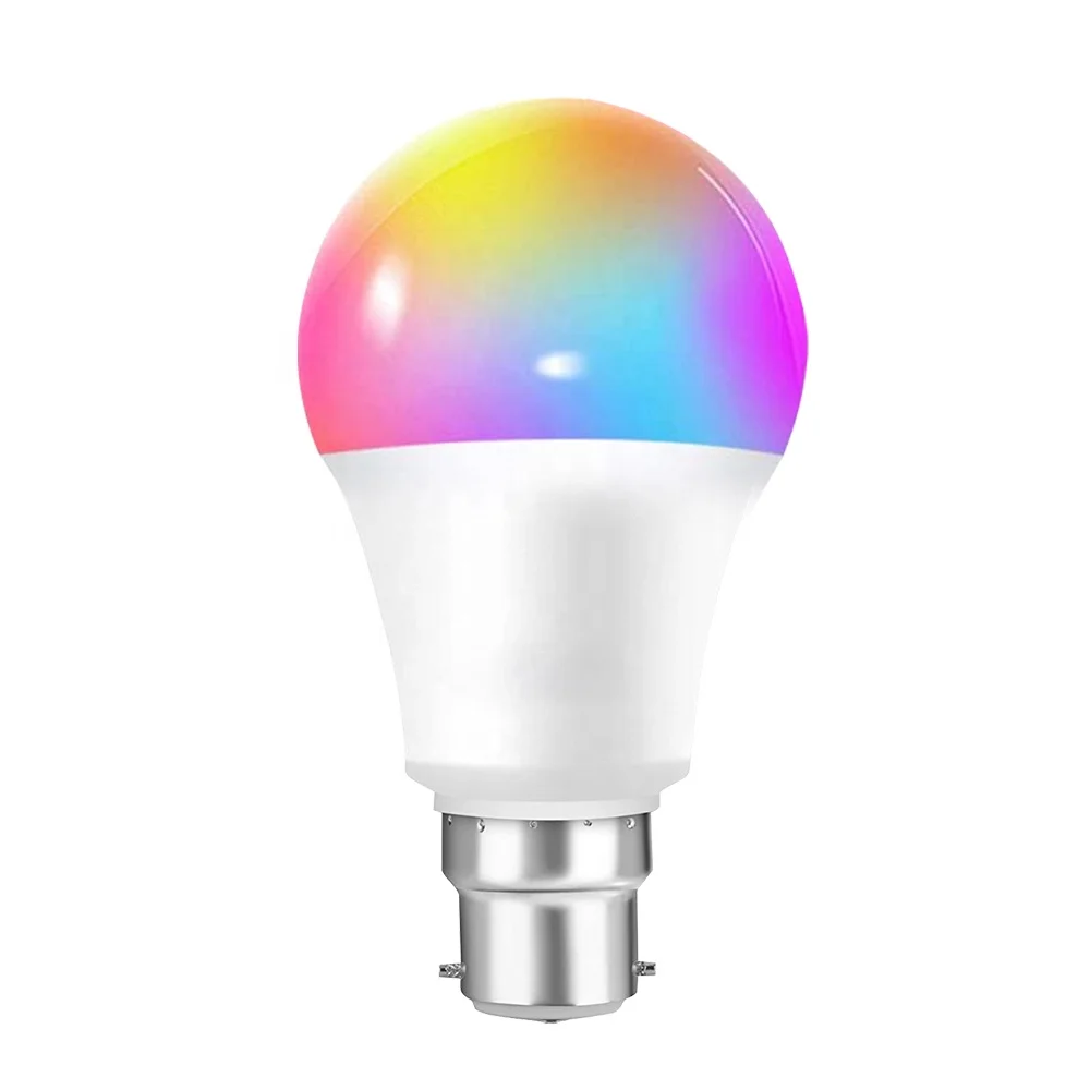 smart bulb alexa smart home Dimmable 7W RGB Smart bulb Support Amazon Alexa Google Home wifi smart light bulb