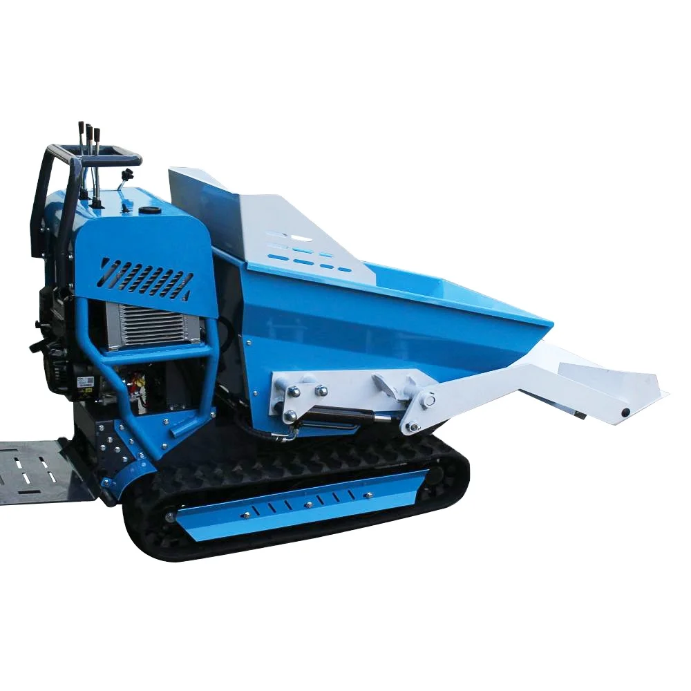 Diesel Engine Garden Mini Dumper Tracked Motor Wheelbarrow Track Site Heavy Transport Crawler Dumper