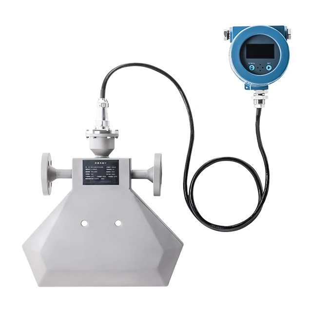 Coriolis force mass flow meters with 4-20mA Output Coriolis mass flow meter Oil flowmeter