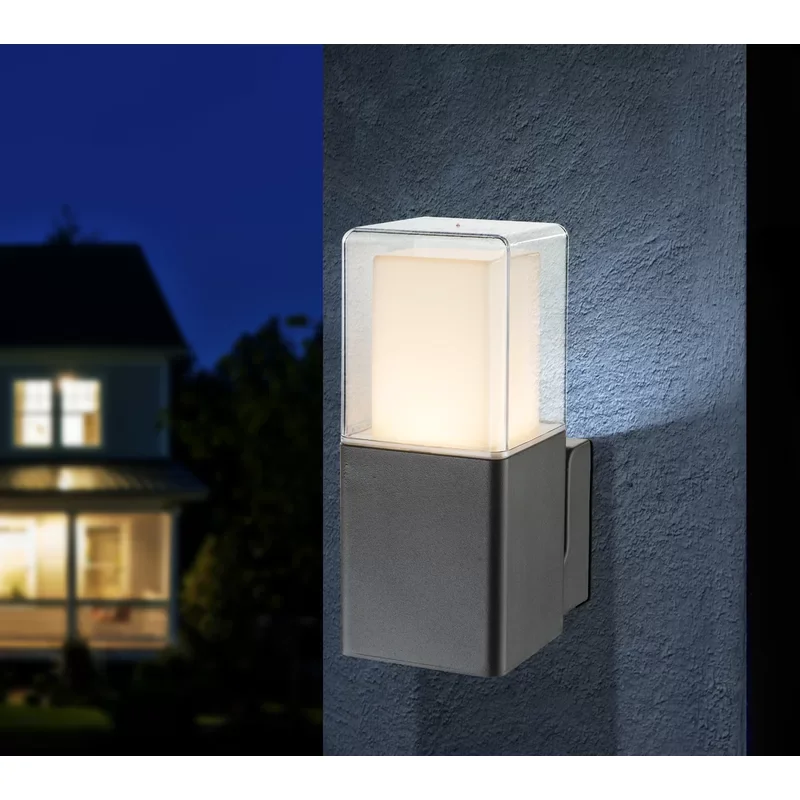 waterproof landscape aluminum square garden rectangular modern outdoor wall light led