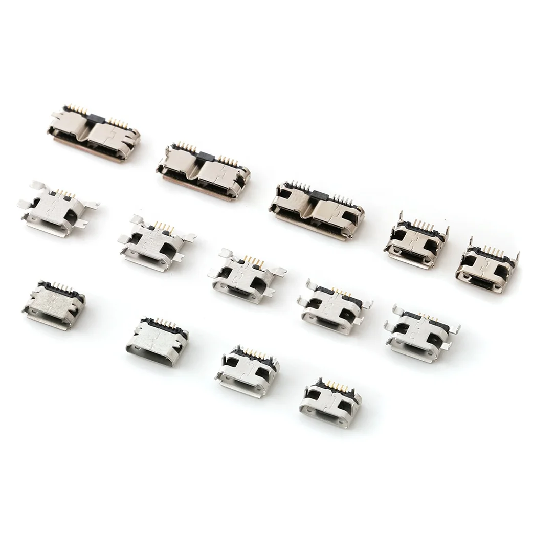 Pcb wire welding usb 2.0 male connector micro