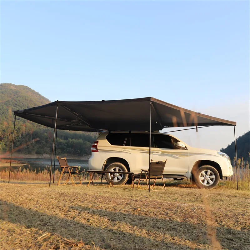 4WD Off-road Pickup SUV Roof Awning Extended 270 Degree Foxwing Free Standing Waterproof Awning Factory