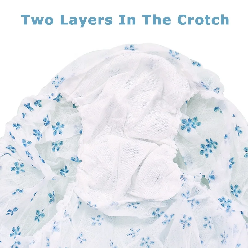 High-waisted Women Disposable Panties Cotton Sterile Disposable Underwear Disposable Panties For Daily Travel Business Trip Wear