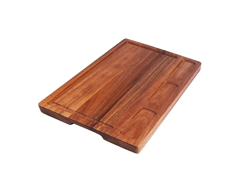 EU & US FBA cheap products Acacia Wood Cutting Board for Kitchen Charcuterie Board Set and Cheese Serving Platter