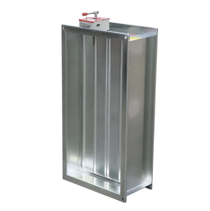 cheap price 70 or 280 Celsius Fire Damper Smoke Exhaust Valve For Ventilation System of building