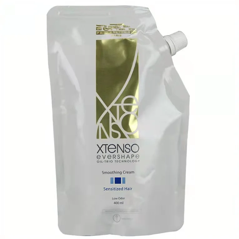 Wholesales Professional Salon 2*400ml Xtenso Hair Rebonding Straightening Cream For Sensitized Hair