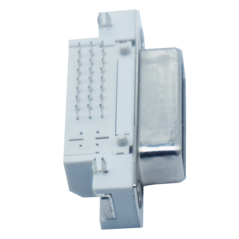 Male 24Pin Dip 90 Degree Plug Type Right Angle Computer DVI Connector