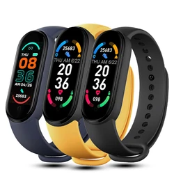 2021 Brand NEW M6 Smart Watch Heart Rate Monitor Waterproof Activity Tracker Weather Forecast Fitness Tracker Smart Bracelet