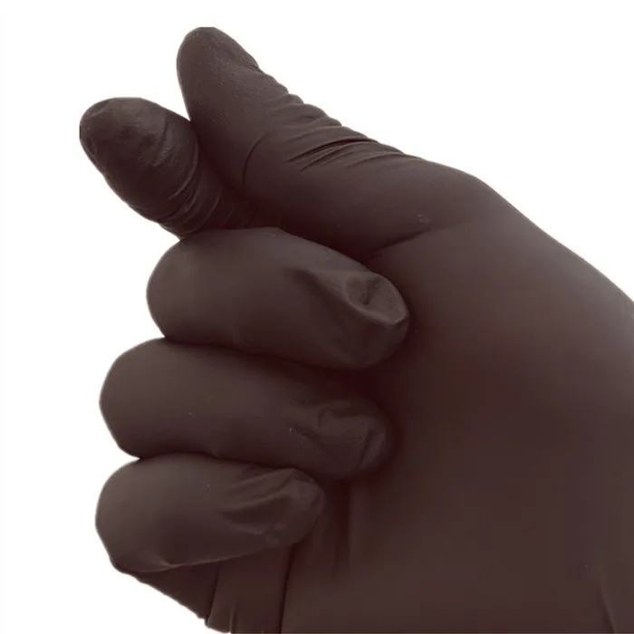 Diamond Nitrile Blend Gloves For  Garage L Black