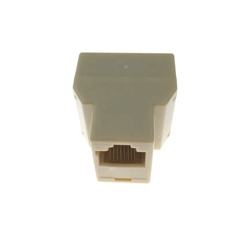 3 Way Network lan Cable Splitter RJ45 Female to 2 RJ45 Female Lan Ethernet Cable Splitter Coupler