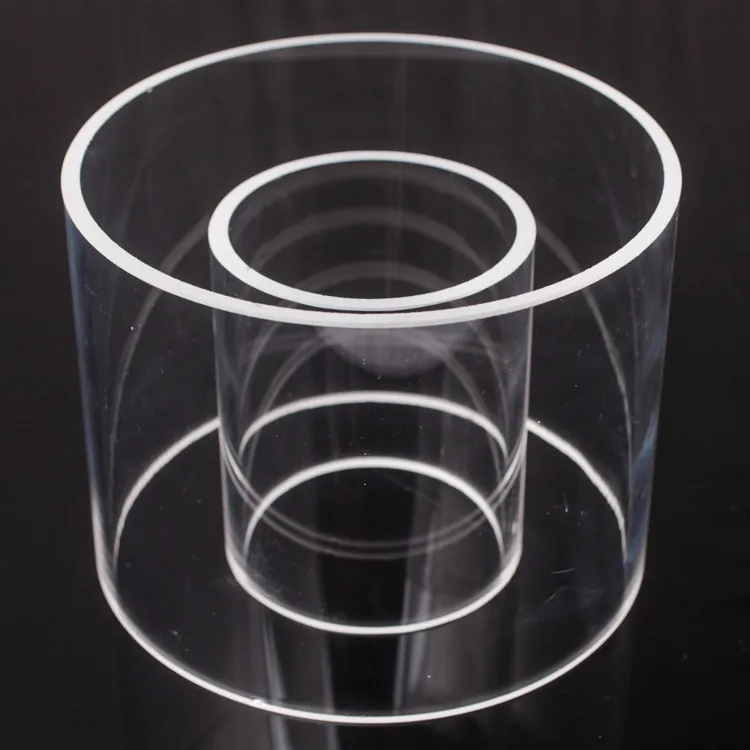 SUCCESS High Pressure Large Diameter Transparent Cylinder Fused Silica Quartz Glass Tube Tubo De Quartz