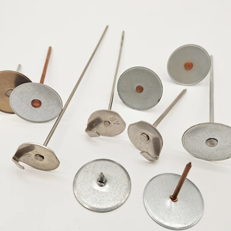 Hvac airduct system insulation pins