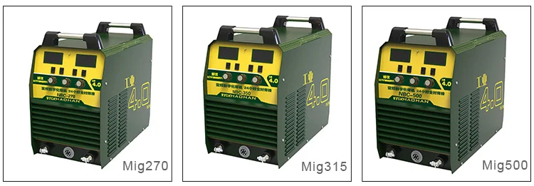 China Factory-supply Mig/Mag CO2 Shielded  Welding Machine Mig Inverter DC welder Mig160 180 270 350